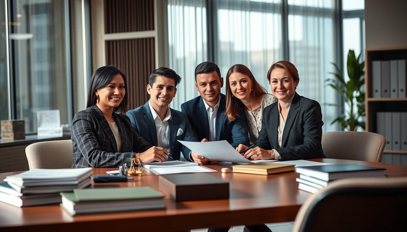 Business agreement signing